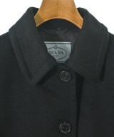 PRADA（プラダ）ステンカラーコート 黒 サイズ:40(M位) レディース/2200635818409