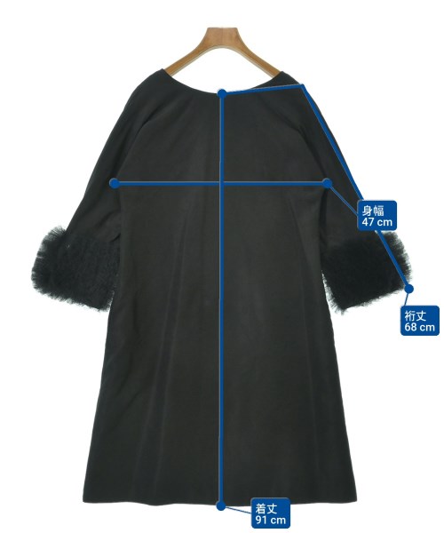 PRADA（プラダ）ワンピース 黒 サイズ:36(XS位) レディース/2200635818416