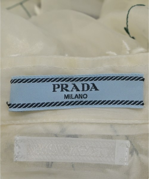 PRADA（プラダ）ワンピース 白 サイズ:38(S位) レディース/2200635475015