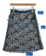 PRADA（プラダ）ひざ丈スカート 黒 サイズ:38(S位) レディース/2200620396066