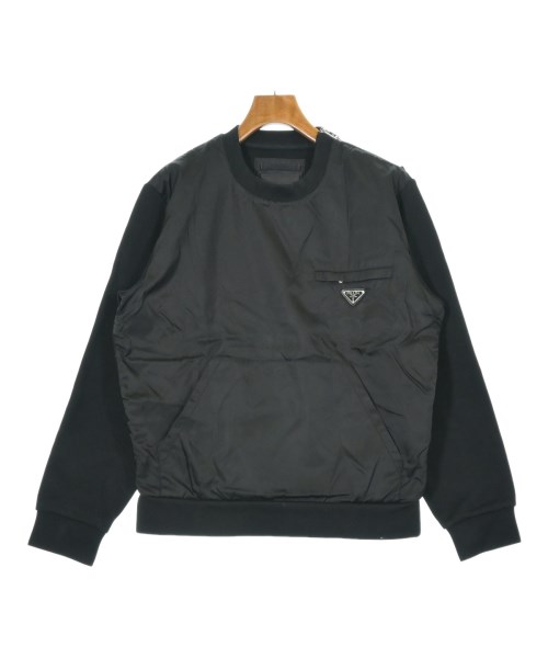 PRADA（プラダ）スウェット 黒 サイズ:L メンズ/2200636410039
