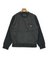 PRADA（プラダ）スウェット 黒 サイズ:L メンズ/2200636410039