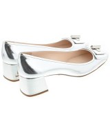 PRADA（プラダ）パンプス シルバー サイズ:EU38(24.5cm位) レディース/2200620005197