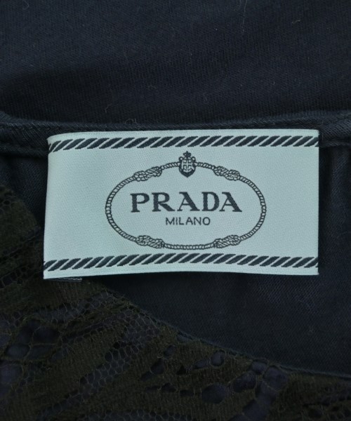 PRADA（プラダ）Tシャツ・カットソー 紺 サイズ:M レディース/2200622617022