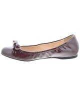 PRADA（プラダ）バレエシューズ/オペラシューズ 赤 サイズ:EU37 1/2(24cm位) レディース/2200636674226