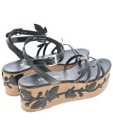 PRADA（プラダ）サンダル 黒 サイズ:38 1/2(25cm位) レディース/2200637395014