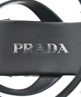 PRADA（プラダ）サンダル 黒 サイズ:38 1/2(25cm位) レディース/2200637395014