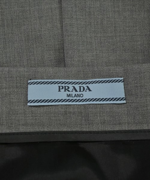 PRADA（プラダ）ひざ丈スカート グレー サイズ:42(M位) レディース/2200637395021
