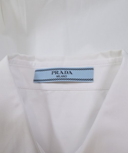 PRADA（プラダ）カジュアルシャツ 白 サイズ:38(S位) レディース/2200637475020