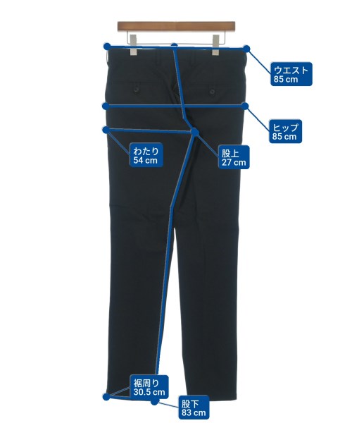 PRADA（プラダ）スラックス 黒 サイズ:46(M位) メンズ/2200637475051