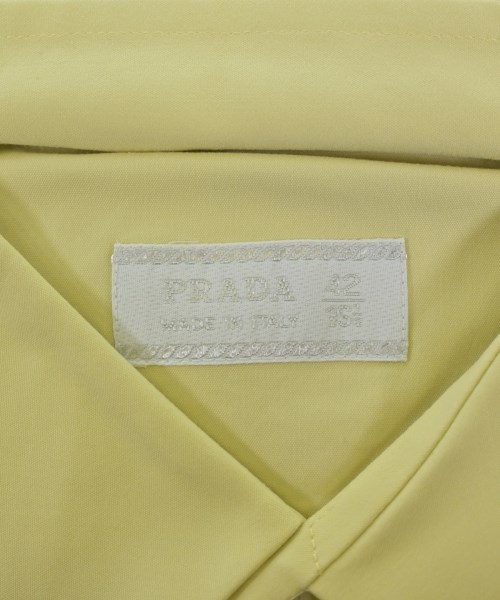 PRADA（プラダ）ドレスシャツ 黄 サイズ:42(XXL位) メンズ/2200594035572