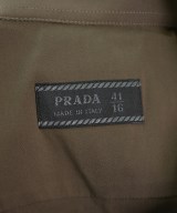 PRADA（プラダ）ドレスシャツ 茶 サイズ:41(XL位) メンズ/2200594035596
