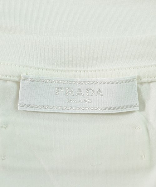 PRADA（プラダ）Tシャツ・カットソー 白 サイズ:L メンズ/2200594329183
