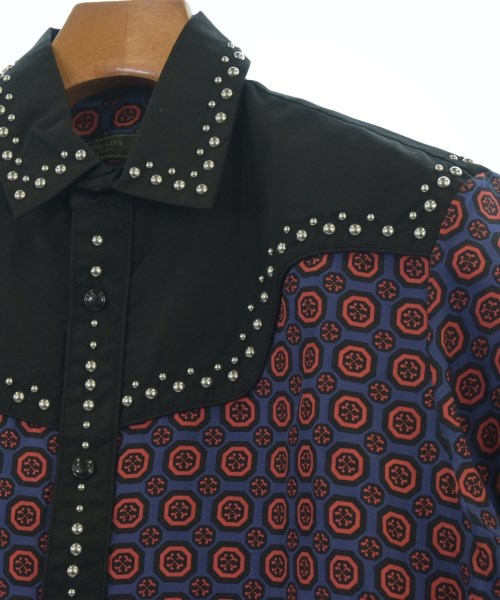 PRADA（プラダ）カジュアルシャツ 青 サイズ:38(S位) メンズ/2200594329251