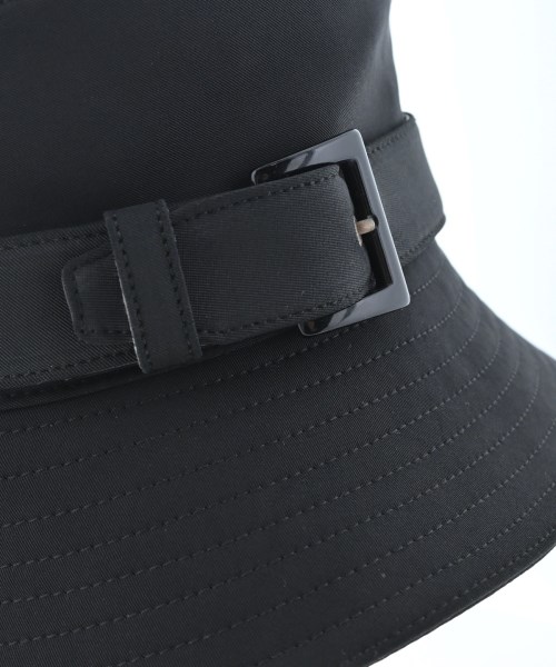 PRADA（プラダ）ハット 黒 サイズ:M レディース/2200620697064