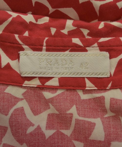 PRADA（プラダ）カジュアルシャツ 赤 サイズ:42(M位) レディース/2200639139036