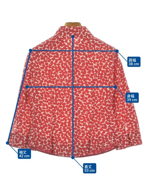 PRADA（プラダ）カジュアルシャツ 赤 サイズ:42(M位) レディース/2200639139036