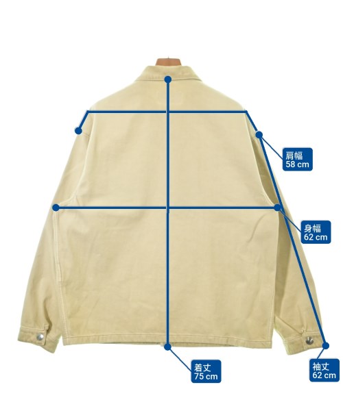 PRADA（プラダ）ブルゾン ベージュ サイズ:L メンズ/2200639367026