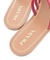 PRADA（プラダ）サンダル 赤 サイズ:EU37 1/2(24cm位) レディース/2200621140293