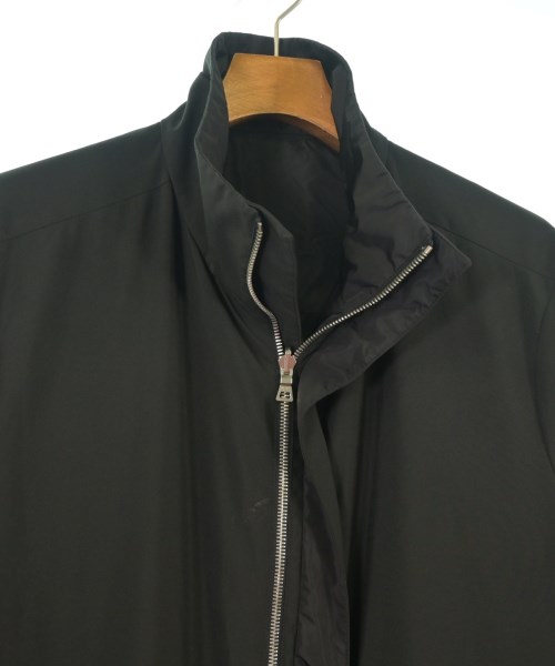 PRADA（プラダ）ステンカラーコート 黒 サイズ:50(XL位) メンズ/2200625303090