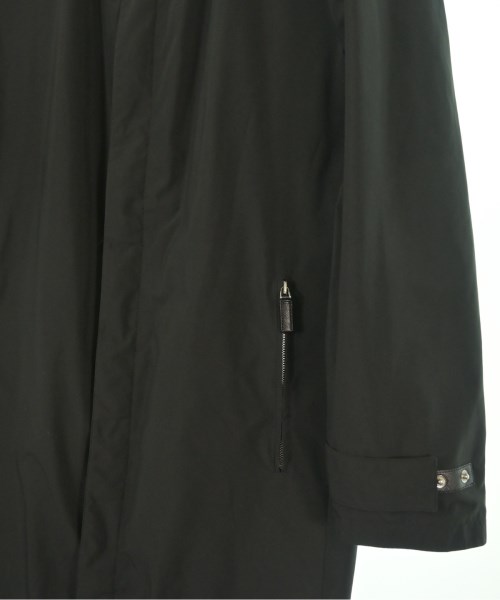 PRADA（プラダ）ステンカラーコート 黒 サイズ:50(XL位) メンズ/2200625303090