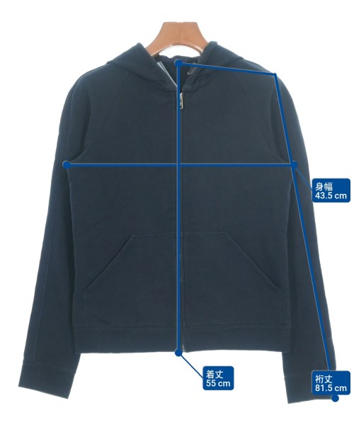 PRADA（プラダ）パーカー 紺 サイズ:XS レディース/2200639578040