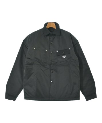 PRADA プラダ　ジャケット　カバーオール　コットン　新品未使用　L ブラック PRADA（プラダ）カバーオール 黒 サイズ:S メンズ/2200639598017