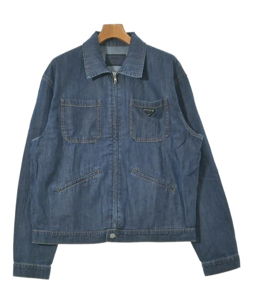 PRADA(プラダ)デニムジャケット 紺 サイズ:L/2200639598024
