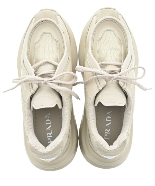 PRADA（プラダ）スニーカー ベージュ サイズ:UK9 1/2(28cm位) メンズ/2200637931427