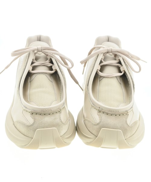 PRADA（プラダ）スニーカー ベージュ サイズ:UK9 1/2(28cm位) メンズ/2200637931427
