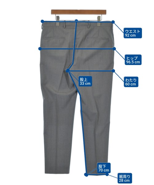 PRADA（プラダ）スラックス グレー サイズ:50(XL位) メンズ/2200640027018