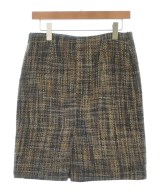 PRADA（プラダ）ひざ丈スカート 茶 サイズ:42(M位) レディース/2200640092061