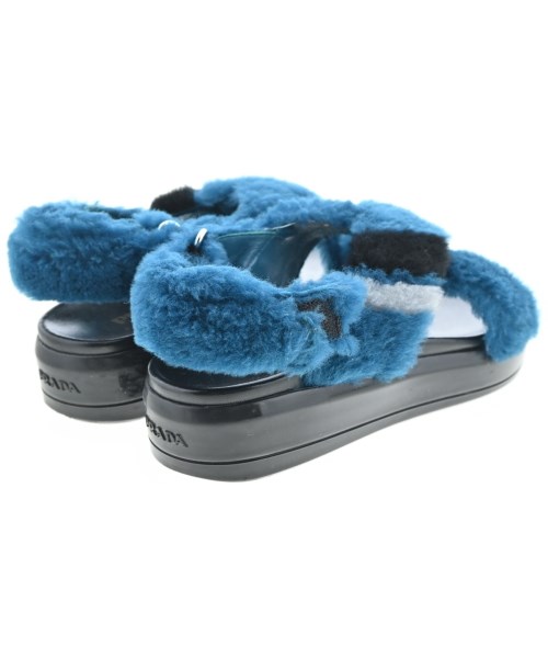PRADA（プラダ）サンダル 青 サイズ:EU35 1/2(22cm位) レディース/2200640082109