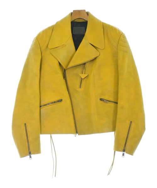 PRADA(プラダ)ライダース 黄 サイズ:48(L位)/2200640817107