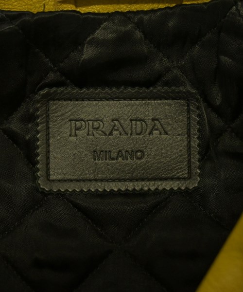 PRADA（プラダ）ライダース 黄 サイズ:48(L位) メンズ/2200640817107