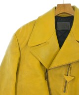 PRADA（プラダ）ライダース 黄 サイズ:48(L位) メンズ/2200640817107