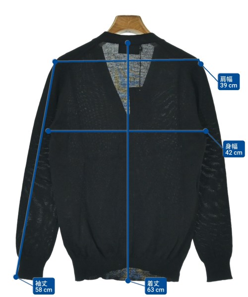 PRADA（プラダ）カーディガン 黒 サイズ:36(XS位) レディース/2200629458062