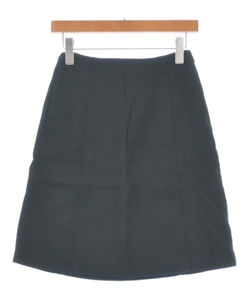 PRADA(プラダ)ひざ丈スカート 黒 サイズ:36(XS位)/2200629458086