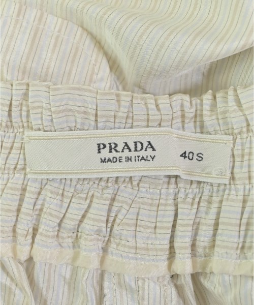 PRADA（プラダ）ショートパンツ 白 サイズ:40(M位) レディース/2200625757053