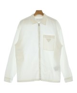 PRADA（プラダ）カジュアルシャツ 白 サイズ:M メンズ/2200640684235