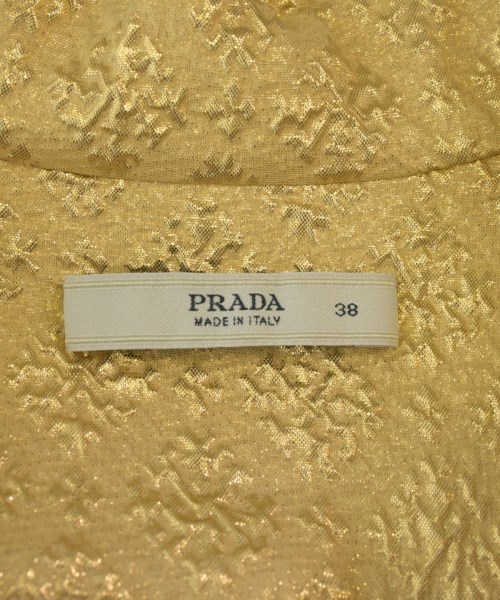PRADA（プラダ）カジュアルジャケット ゴールド サイズ:38(S位) レディース/2200627501418