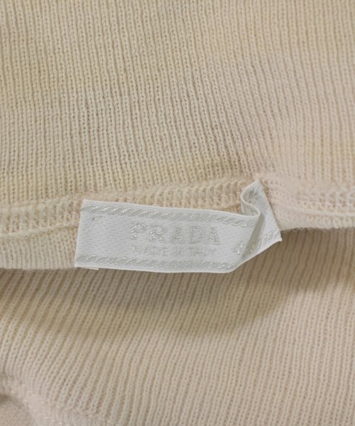 PRADA（プラダ）ニット・セーター 白 サイズ:48(XXL位) レディース/2200627501517