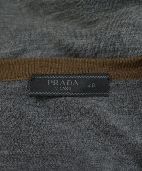 PRADA（プラダ）ニット・セーター グレー サイズ:48(L位) メンズ/2200641593024