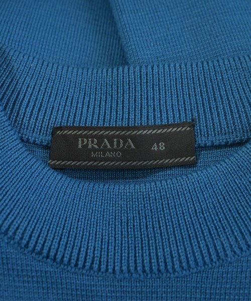 PRADA（プラダ）ニット・セーター 青 サイズ:48(L位) メンズ/2200641593031