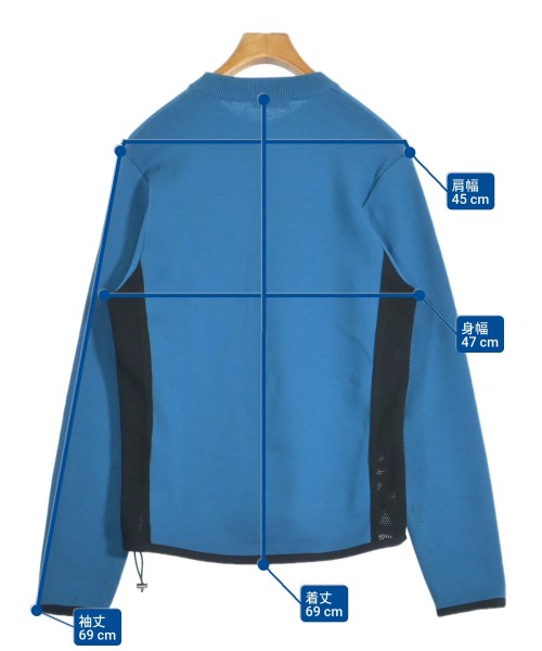 PRADA（プラダ）ニット・セーター 青 サイズ:48(L位) メンズ/2200641593031