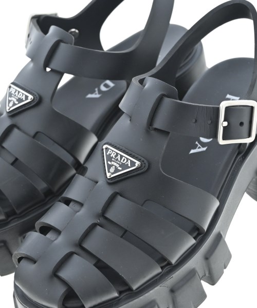 PRADA（プラダ）サンダル 黒 サイズ:EU36(22.5cm位) レディース/2200641774034