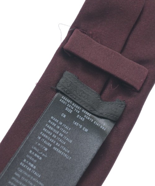 PRADA（プラダ）ネクタイ 赤 サイズ:- メンズ/2200642052056