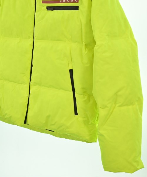 PRADA（プラダ）ダウンジャケット/ダウンベスト 黄 サイズ:L メンズ/2200641357015