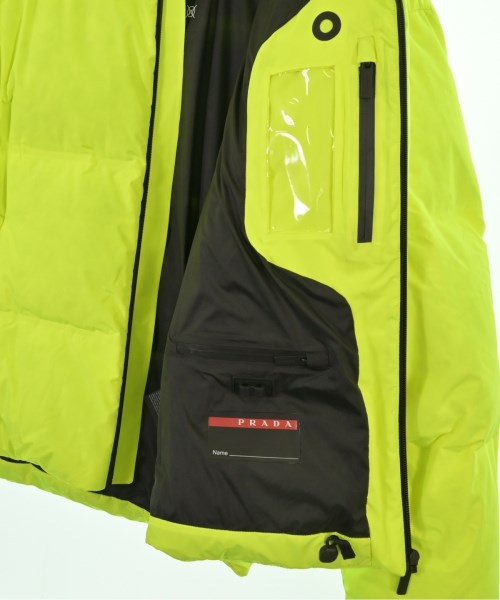 PRADA（プラダ）ダウンジャケット/ダウンベスト 黄 サイズ:L メンズ/2200641357015
