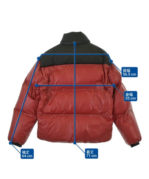 PRADA（プラダ）ダウンジャケット/ダウンベスト 赤 サイズ:XS メンズ/2200641357022